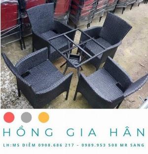 Ghế mây nhựa Hồng Gia Hân GM11