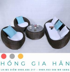 Sofa mây nhựa Hồng Gia Hân SF10