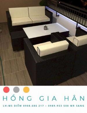 Sofa mây nhựa Hồng Gia Hân SF14