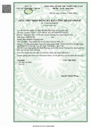 Viên uống bổ sung canxi, xương chắc khỏe, phát triển chiều cao - CALCIUM MILK - hộp 60v