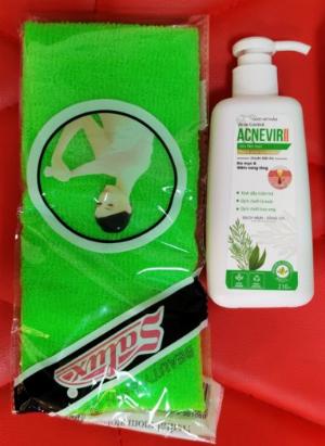 Sữa tắm cho mụn lưng, ngăn ngừa và cải thiện tình trạng mụn - Sữa tắm Acnevir - Chai/ 210ml