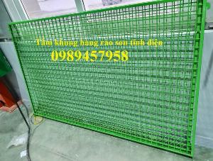 Lưới thép hàng rào có sẵn D5 50x150, D5 50x200 mạ kẽm, Lưới hàng rào mạ kẽm nhúng nóng