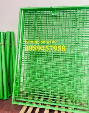 Lưới thép hàng rào có sẵn D5 50x150, D5 50x200 mạ kẽm, Lưới hàng rào mạ kẽm nhúng nóng