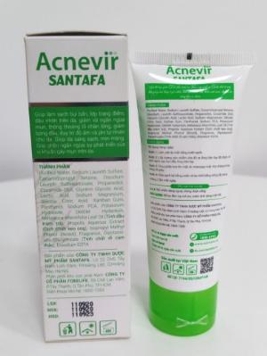Sữa rửa mặt chuyên da mụn ACNEVIR - Làm sạch da từ sâu bên trong, ngăn ngừa mụn - Tuýp 50gr