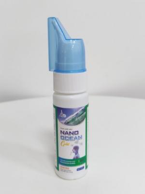 Xịt mũi người lớn, nước muối biển sâu làm sạch, thông mũi - Nano Ocean Gold- Chai/ 70ml