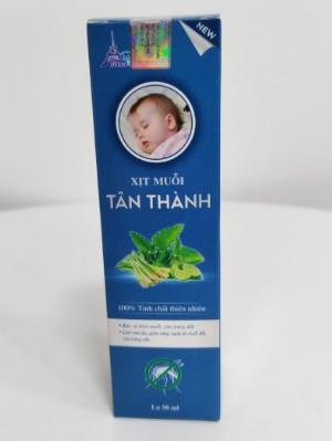 Chai xịt muỗi từ tinh dầu thiên nhiên- TÂN THÀNH - Chai/ 50ml