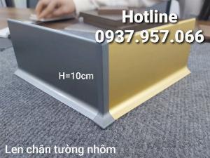 Nẹp len chân tường hợp kim