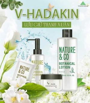 Sữa rửa mặt đất sét trắng V-hadakin Thương hiệu Kose đẳng cấp