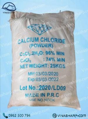 Canxi Chloride - CaCl2.2H2O dùng trong Nuôi trồng Thuỷ sản