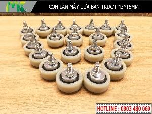 Con lăn máy cưa bàn trượt 43*16mm