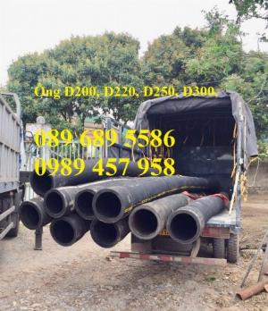 Ống cao su hút cát phi 250, Vòi cao su hút cát phi 125, phi 150, phi 200, phi 220, phi 250