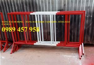Rào chắn barie, hàng rào di động 1mx2m, 1,5mx2m