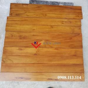 Thi công sàn - lam - trần gỗ giá tỵ tự nhiên