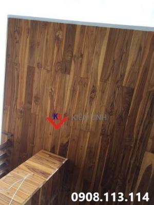 Thi công sàn - lam - trần gỗ giá tỵ tự nhiên