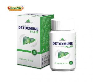 Detoxmune giúp cải thiện chức năng gan, đào thải độc tố giúp tăng cường sức khỏe