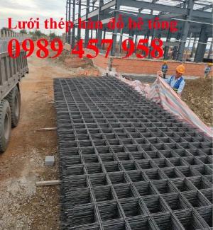 Sản xuất lưới thép đổ sàn tại Hà Nội, Lưới thép hàn chập phi 4, phi 5, phi 6, phi 8