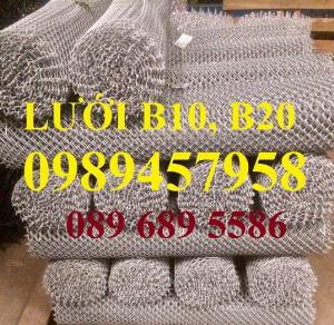 Sản xuất lưới thép B30 làm hàng rào 30x30, Lưới B30 bọc nhựa 1m8
