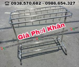 Đồ dùng giá phơi khăn trường mầm non