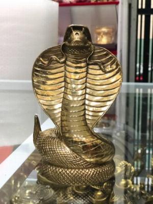 Rắn Chúa Bằng Đồng,Vật Phẩm Phong Thủy,Cao 17cm Hàng Chình Hãng