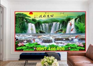 Gạch tranh phong cảnh thiên nhiên giao hòa HP3794