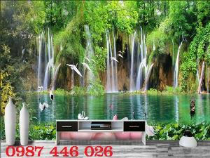 Gạch tranh phong cảnh thiên nhiên giao hòa HP3794