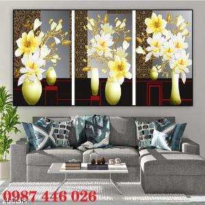 Tranh gạch bình hoa 3d HP1032