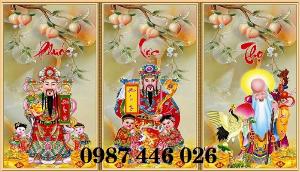 Tranh thần tài- gạch tranh 3d HP5292