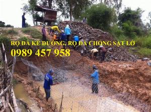 Rọ đá cho công trình thủy lợi, Rọ đá chống sạt lở, Rọ thép bọc nhựa, Rọ thép mạ kẽm