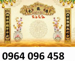 Tranh phòng thờ - gạch tranh 3d dán tường phòng thờ - VC22