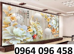 Tranh phong thủy phòng ngủ - tranh gạch 3d ốp tường - CV21
