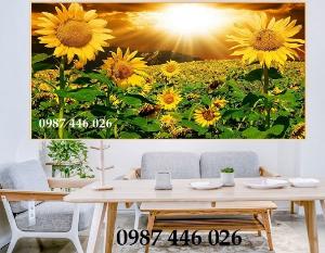 Tranh gạch men vườn hoa ốp tường 3d HP0898