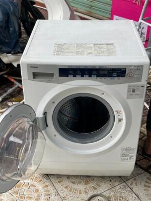 Máy giặt nội địa nhật TOSHIBA TW-S80FA - date 2010 giặt 8Kg sấy 4.5kg
