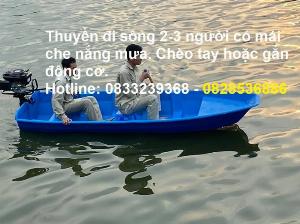 Thuyền composite đi câu 2-3 người