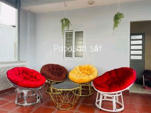 Ghế sắt papasan thư giãn