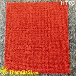 Thảm lót sàn cuộn Indo HT 03 màu Đỏ (Giá sỉ cho CLB Bida, GYM, Yoga)