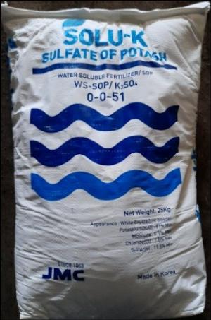 Phân bón Sulfate of potash (Potassium sulfate - K2SO4) – Hàn Quốc