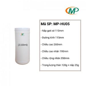 Hũ nhựa tròn_Hũ nhựa vuông_Hũ nhựa HDPE