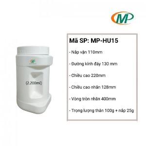 Hũ nhựa tròn_Hũ nhựa vuông_Hũ nhựa HDPE