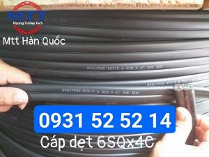 Cáp dẹt cầu trục 6sqx4c dae duk hàn quốc