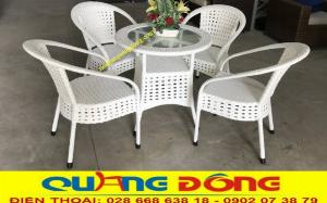 Bàn ghế giả mây QD-325