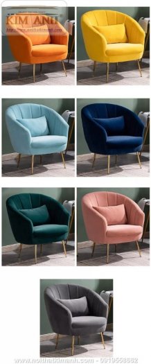 Ghế sofa vỏ sò bọc nỉ cao cấp cho phòng khách tại Phú Giáo - Bình Dương