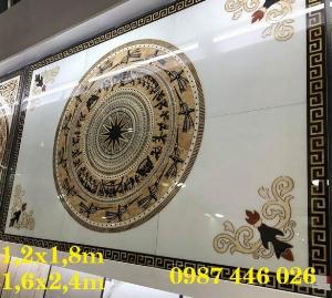 Thảm gạch lát nền phòng khách HP24679
