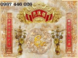 Tranh gạch men ốp tường ban thờ Hp080