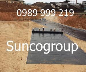 Bạt lót dải đường hdpe 1.5mm-khổ 4x50m cuộn 200m2