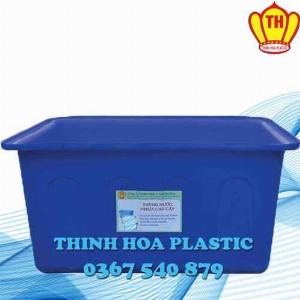 Thùng nhựa chữ nhật 500 lít