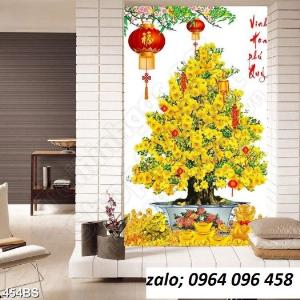 Tranh 5d cây mai - gạch tranh cây mai 5d - HD33
