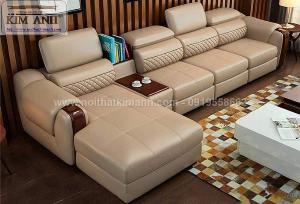 Sofa da công nghiệp cho phòng khách, chung cư tại Biên Hòa, Đồng Nai