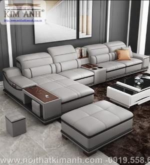 Sofa da công nghiệp cho phòng khách, chung cư tại Biên Hòa, Đồng Nai