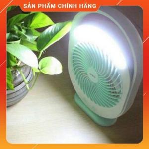 Quạt Sạc Tích Điện Có Đèn Led Sáng Tiết Kiệm Điện 0366