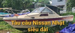 Bán cano gia đình Nhật Nissan có 1 phòng ngủ, dài 7m